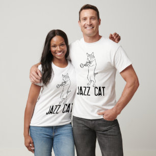 Camiseta JAZZ CAT T-shirts t-shirt