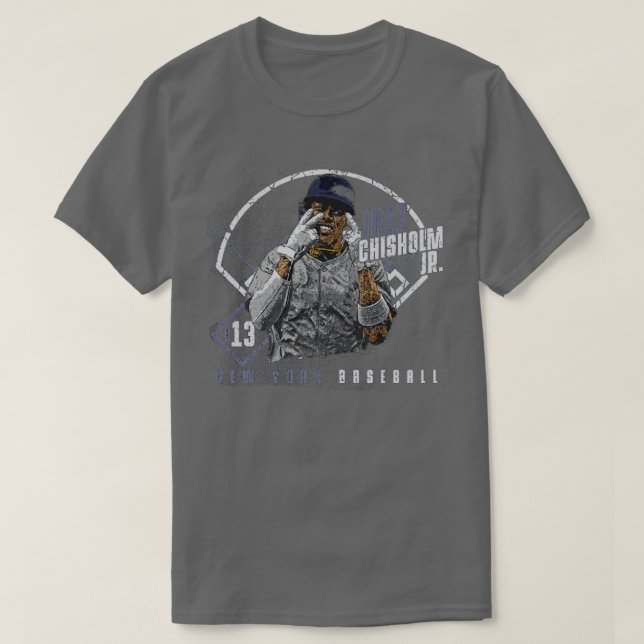 Camiseta Jazz Chisholm Jr New York Y Ballpark 1 (Frente do Design)