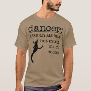 Camiseta Jazz Dance Gift Para Dançarinas Meninas Como Atle