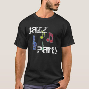 Camiseta jazz de festa