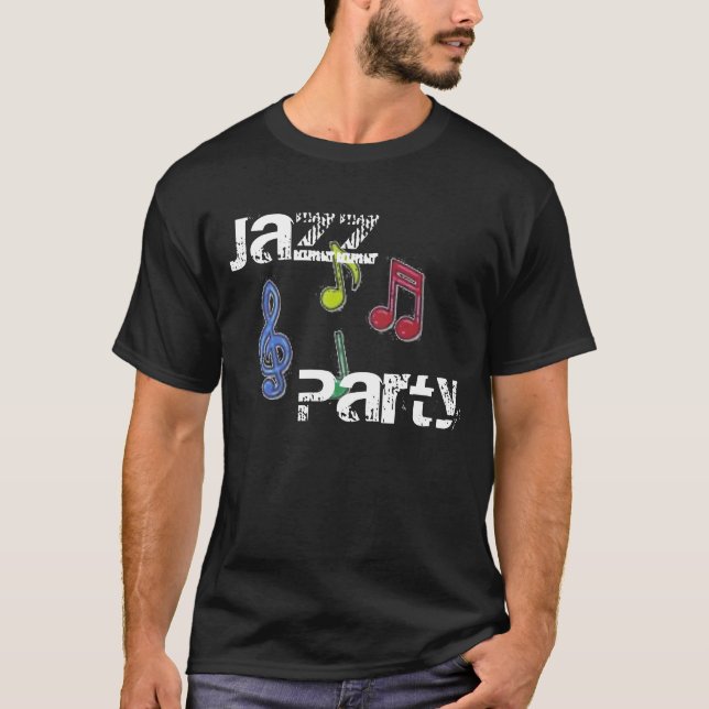 Camiseta jazz de festa (Frente)