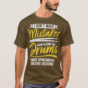Camiseta Jazz Drummer Free Drumming Drumming Percussão