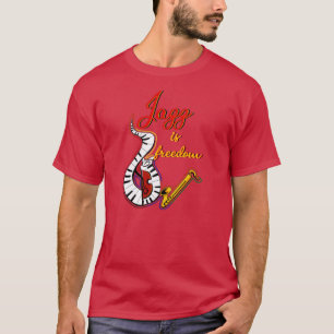 Camiseta Jazz é liberdade