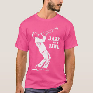 Camiseta Jazz É Meu Músico De Trompete Jazz Fan Soul Jaz