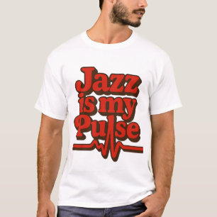 Camiseta Jazz é meu pulso