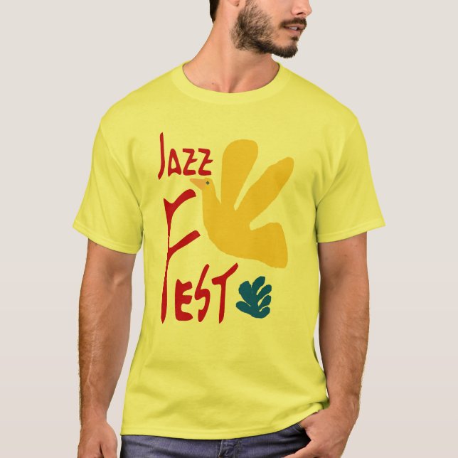 Camiseta Jazz Fest Bird T-Shirt (Frente)
