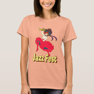 Camiseta Jazz Fest Lady With Horn