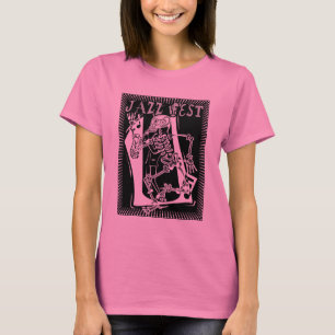Camiseta Jazz Fest Skelton