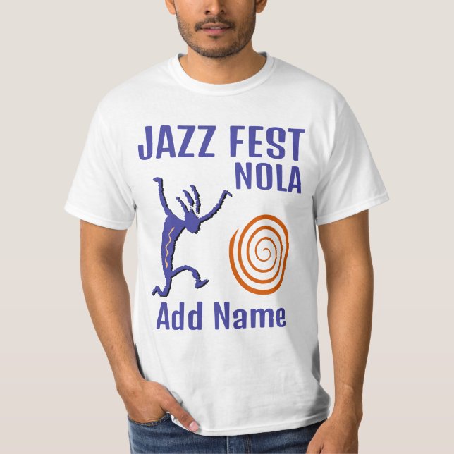 Camiseta Jazz Fest Spiral personalizado (Frente)