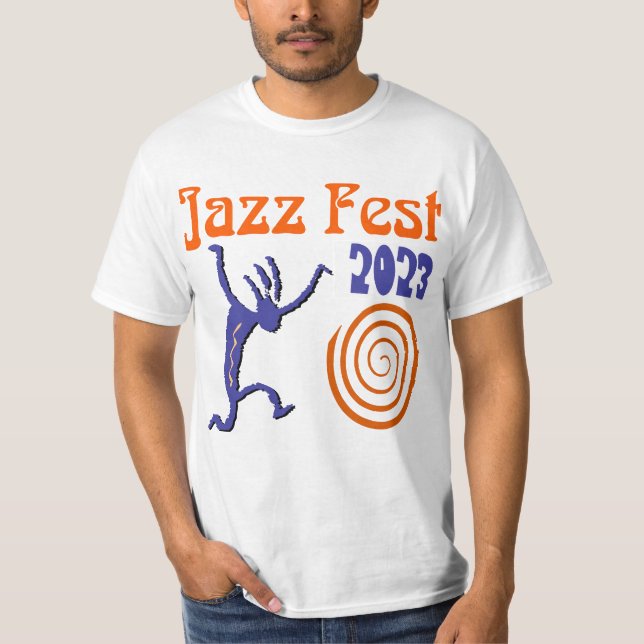 Camiseta Jazz Fest Spiral personalizado (Frente)