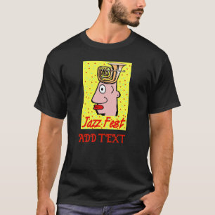 Camiseta Jazz Fest Tuba Head T-Shirt