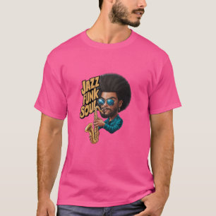Camiseta Jazz Funk & Soul - Música Afro Retro Vintage 1