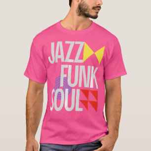 Camiseta Jazz Funk Soul - Música Retro Mínima Jazz