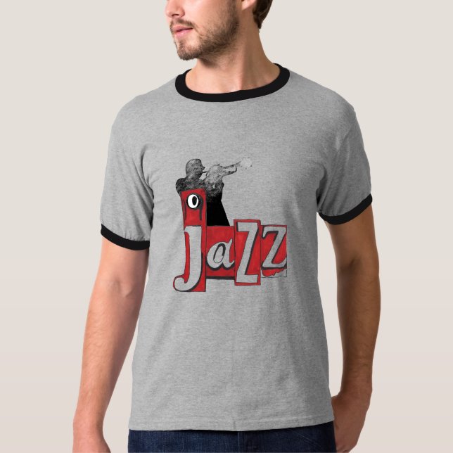 Camiseta jazz horn (Frente)
