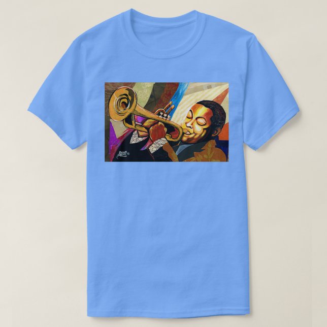 Camiseta Jazz Impresario Wynton Marsalis (Frente do Design)