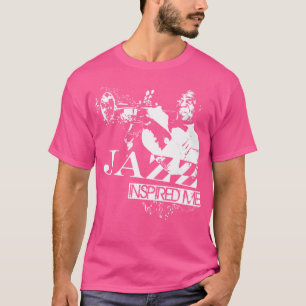 Camiseta Jazz Inspire Me Jazz Banda Drummer Horn Trumpet S