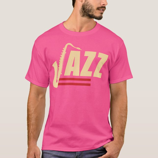Camiseta Jazz Lovers Shirt Banda Tshirt Saxopho (Frente)
