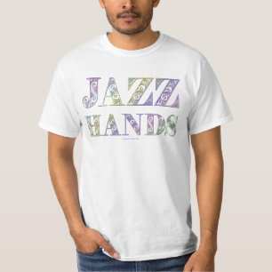 Camiseta Jazz Mãos de SlipperyJoe dança musicais da Broadwa