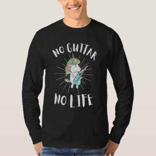 Camiseta Jazz Music E Jazz Guitar - Unicórnio Guitarista