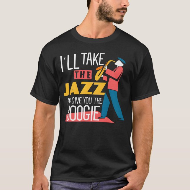Camiseta Jazz Music Jazz Musical (Frente)