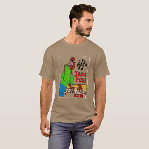 Camiseta Jazz Music, Piano Player 2018