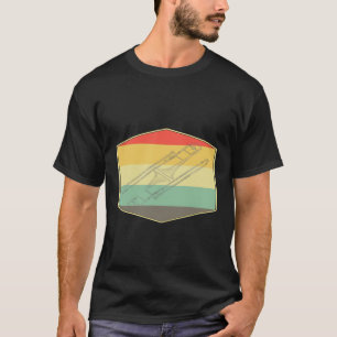 Camiseta Jazz Music Retro Trombone T-Shirt