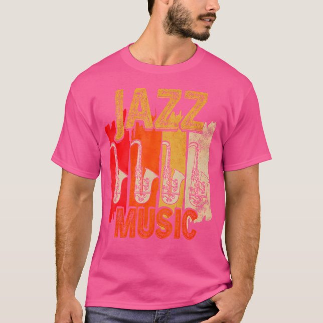 Camiseta Jazz Music Saxophone (Frente)