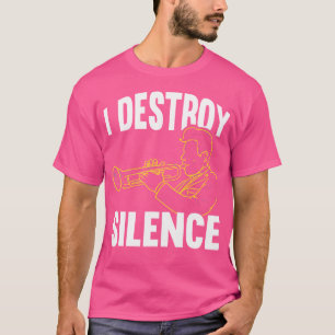 Camiseta Jazz Music Trumpeter Musical Instrumento Trumpet