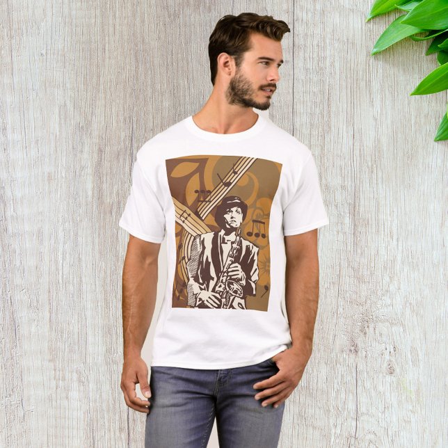 Camiseta Jazz Musico (Criador carregado)