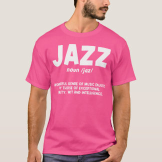 Camiseta Jazz Noun Music Genre - Compositor de Artista Musi
