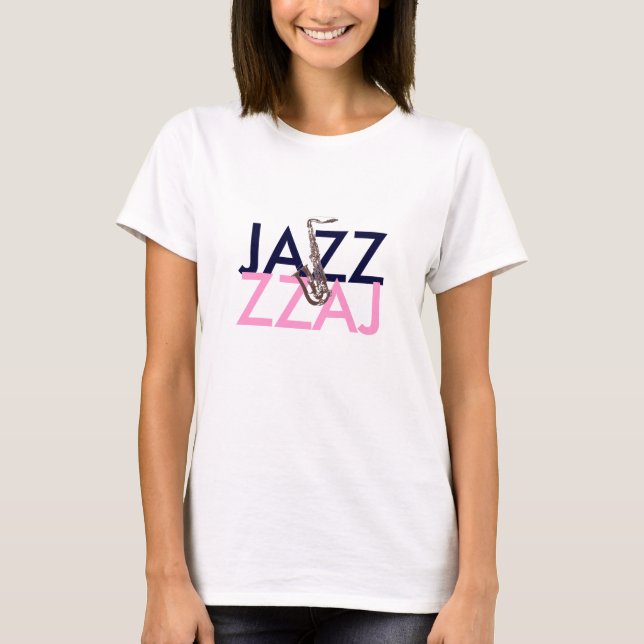 Camiseta Jazz Saxofone (Frente)