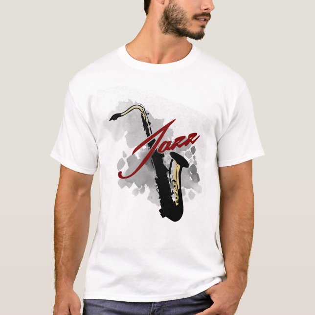 Camiseta Jazz Saxofone (Frente)