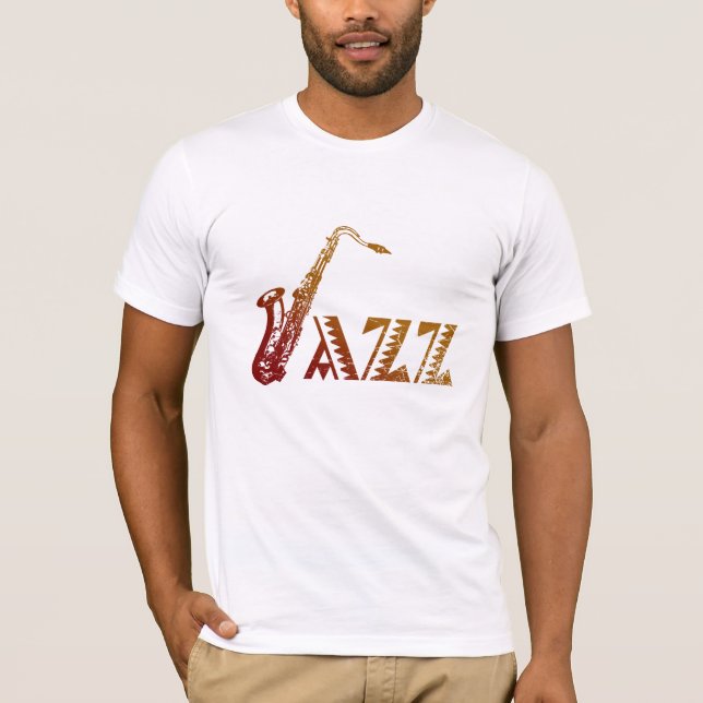 Camiseta Jazz Saxofone (Frente)