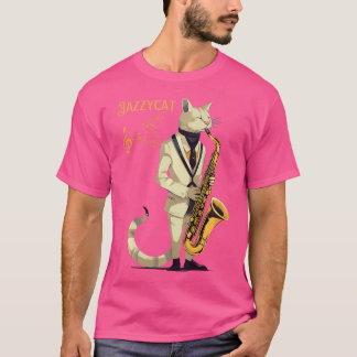 Camiseta Jazz Sobre O Jogador De Trompete Saxofone Retro Ja