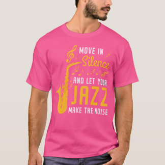 Camiseta Jazz Tshirt Musista saxofonista Jazzband Pl
