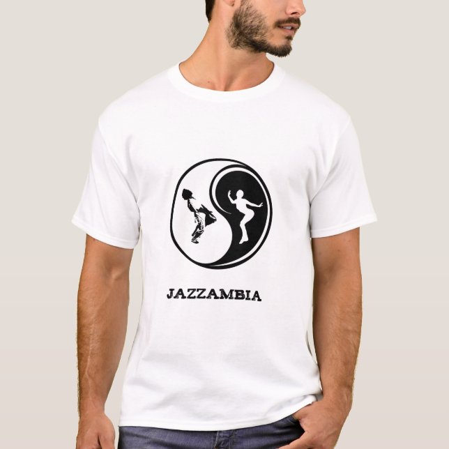 Camiseta Jazzambia Yin Yang (Frente)