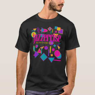 Camiseta jazzercise retro vintage logotipo clássico T-Shirt
