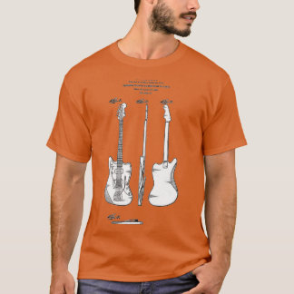 Camiseta Jazzmaster Guitar Patent 