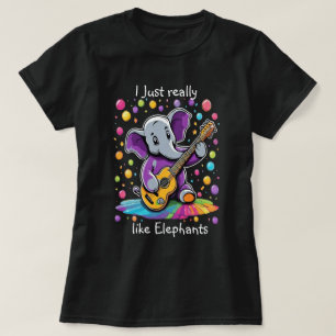 Camiseta Jazzy Elephant Serenade Birthday