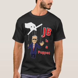 Camiseta Jb é um fantoche. Anti-biden pró-trump Anti Biden