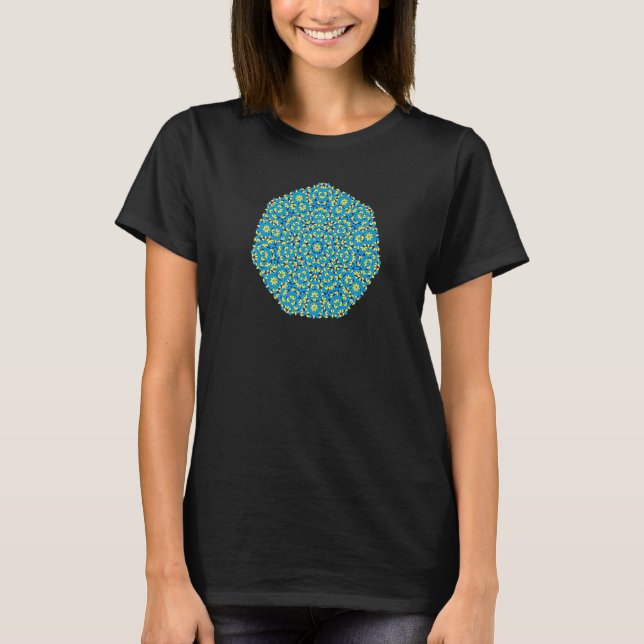 Camiseta JCombs Ornamental Tiling Pattern Mandala Premium_2 (Frente)