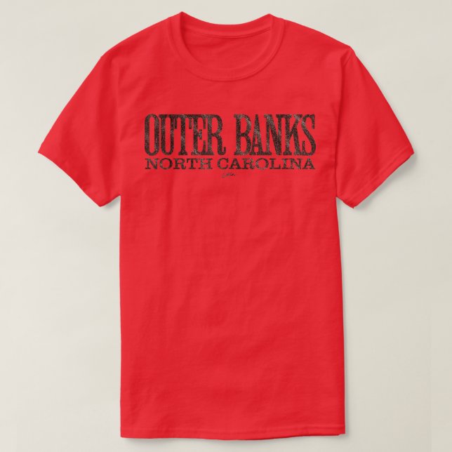 Camiseta JCombs Outer Banks, Carolina do Norte (Frente do Design)