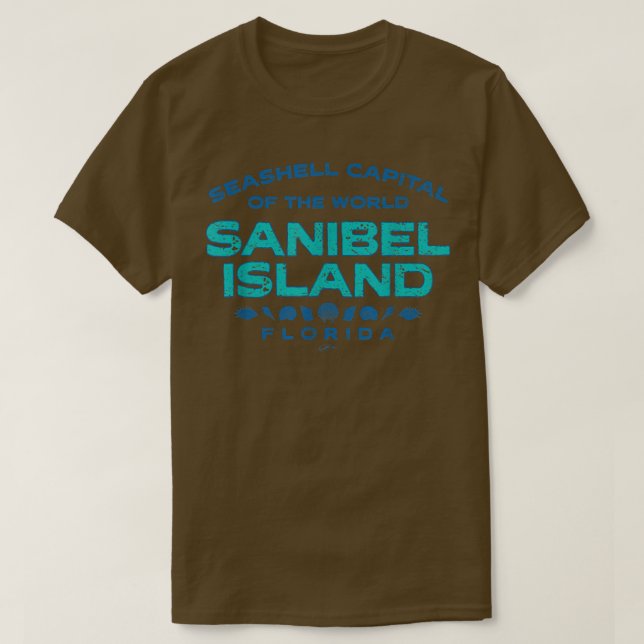 Camiseta JCombs Sanibel Island, Florida  (Frente do Design)