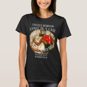 CAMISETA JD VANCE NUMA GAIOLA TRUMP REPUBLICANO