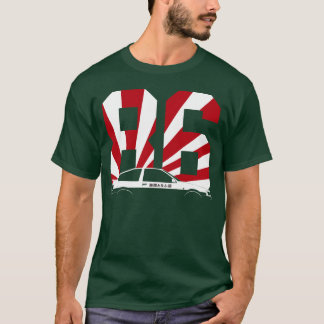 Camiseta JDM AE86 Carro do Mercado Interno Japonês retrô