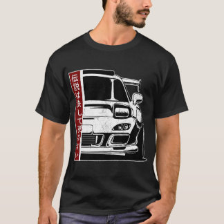 Camiseta JDM Japão Motorsport tuning car 90s T-Shirt (1)