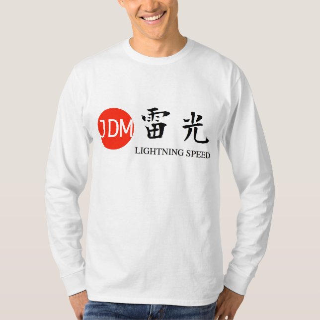 Camiseta JDM Lightning speed (Frente)