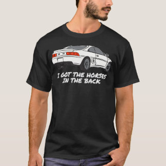 Camiseta JDM MR2 SW20 Eu Tenho Os Cavalos Nas Costas