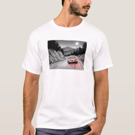 Camiseta JDM Panda Manga Estilo Montanha Drift
