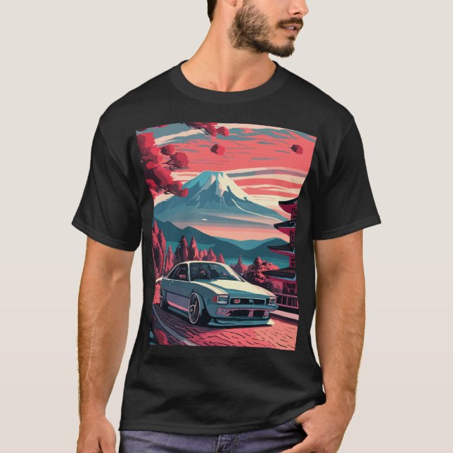 Camiseta JDM Retro Japonês Car T-Shirt (Frente)